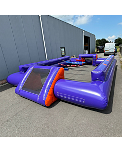 Calcio balilla vivente