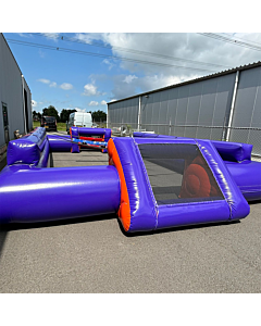 Calcio balilla vivente